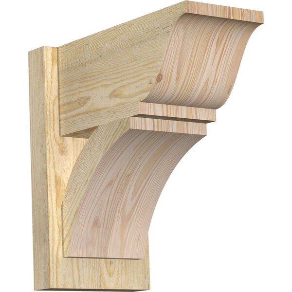 Ekena Millwork Thorton Traditional Rough Sawn Outlooker, Douglas Fir, 8"W x 16"D x 16"H OUT08X16X16THR01RDF - main